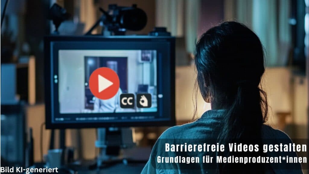 Barrierefreie Videos gestalten.